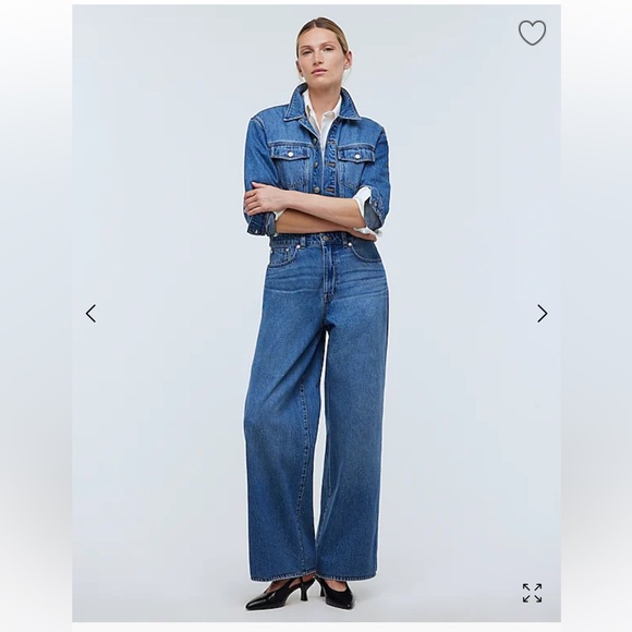 Madewell wide leg jumpsuit denim Size 2. !New with Tags! - Picture 1 of 6